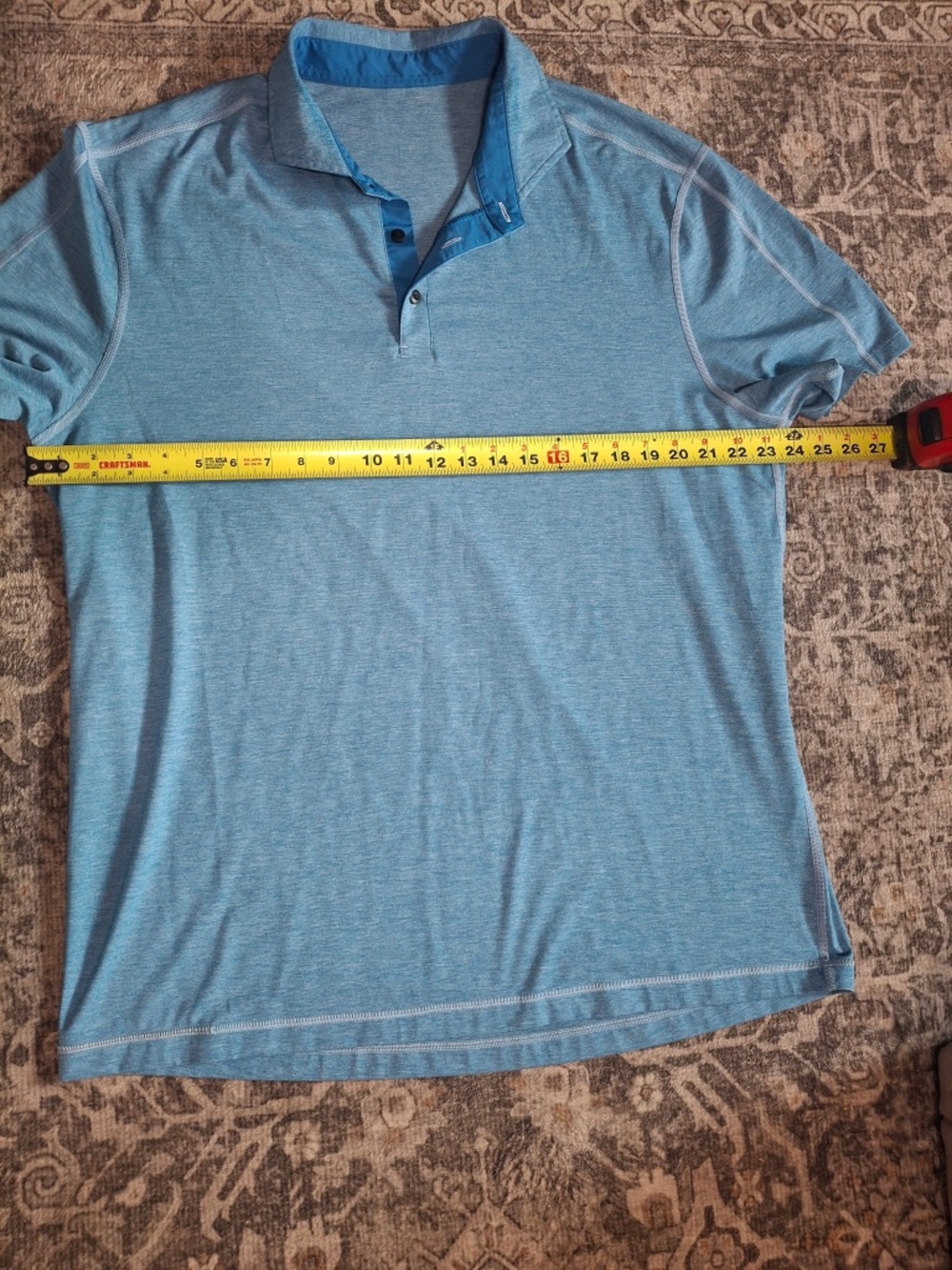 Lululemon blue men’s polo shirt - Picture 5 of 6
